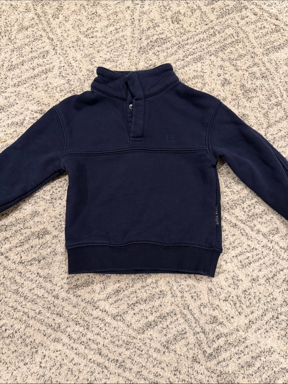 Little Bipsy Button Up Sweatshirt